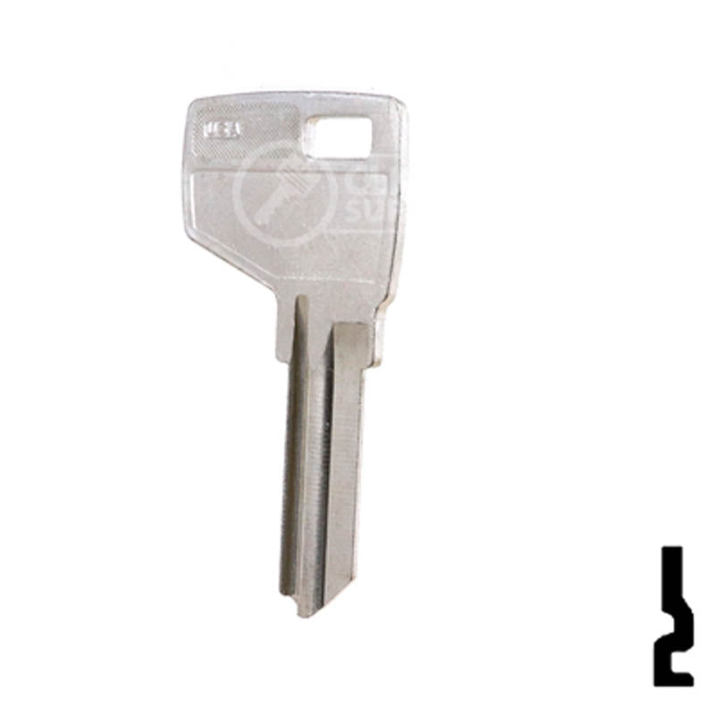 Uncut  Key Blank | Master, Dexter | MD1054K, MD17 Padlock Key Ilco