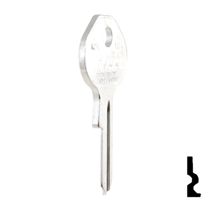 Uncut Key Blank | Master Padlock | 1092, 6000, M20 Padlock Key Ilco