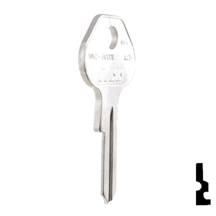 Uncut  Key Blank | Master Padlock | 1092, 6000B, M25 Padlock Key Ilco