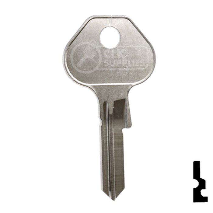 Uncut  Key Blank | Master Padlock | 1092, 6000B, M25 Padlock Key Ilco