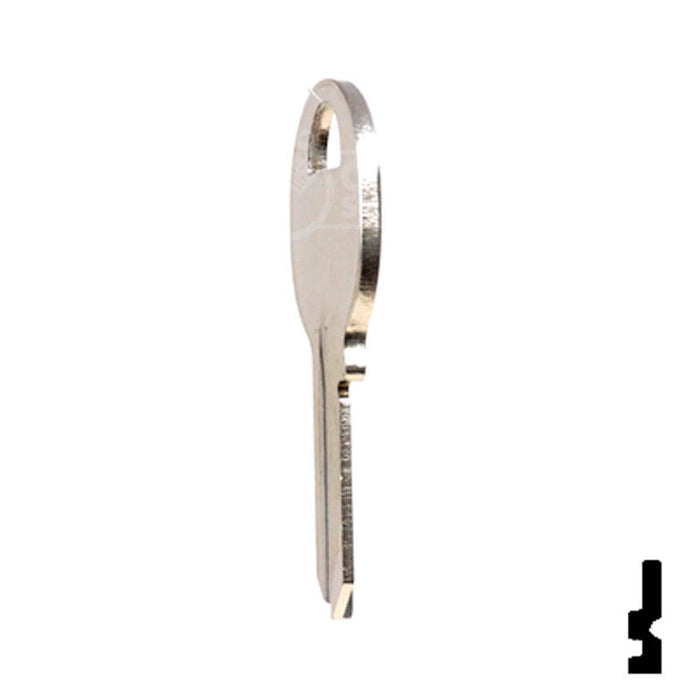 Uncut Key Blank | Master Padlock | 1092-600A-M24 Padlock Key Ilco