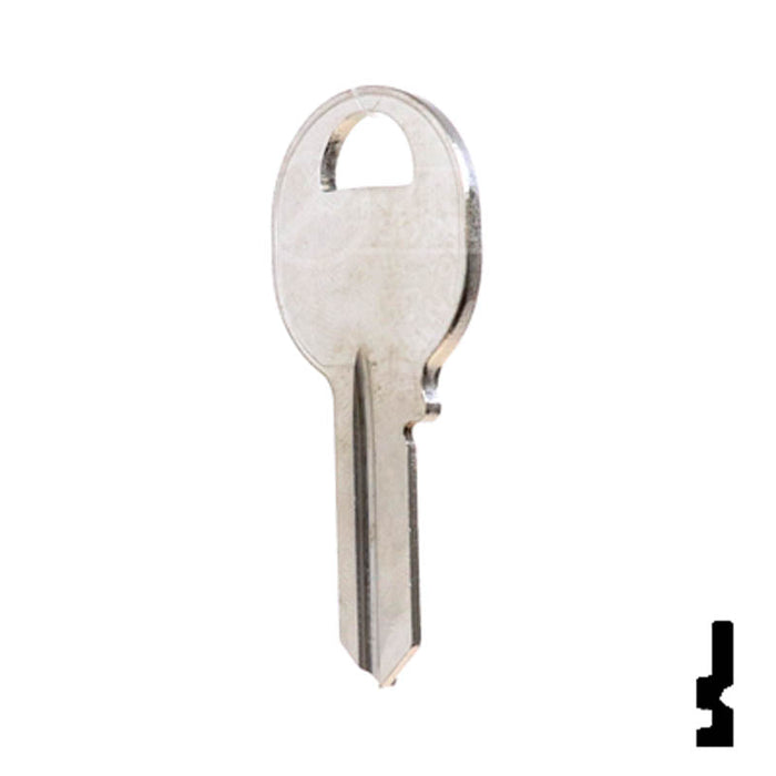 Uncut Key Blank | Master Padlock | 1092-600A-M24 Padlock Key Ilco