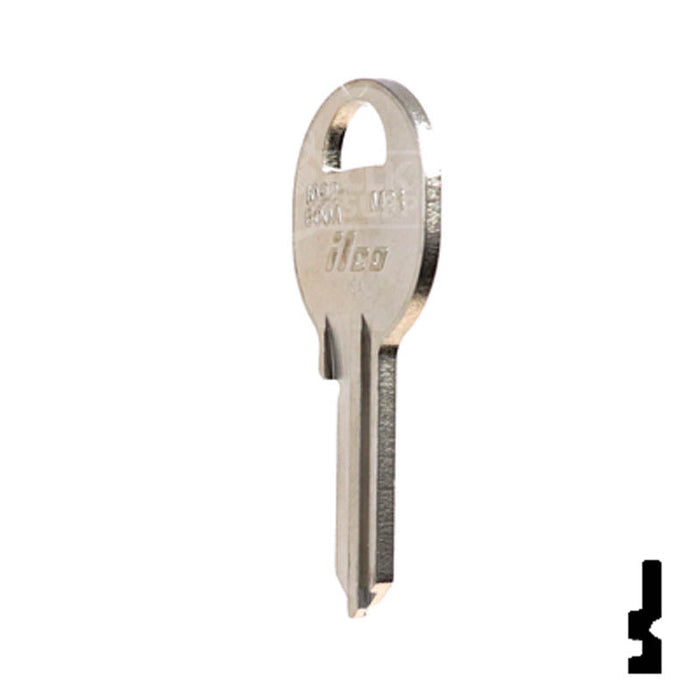 Uncut Key Blank | Master Padlock | 1092-600A-M24 Padlock Key Ilco