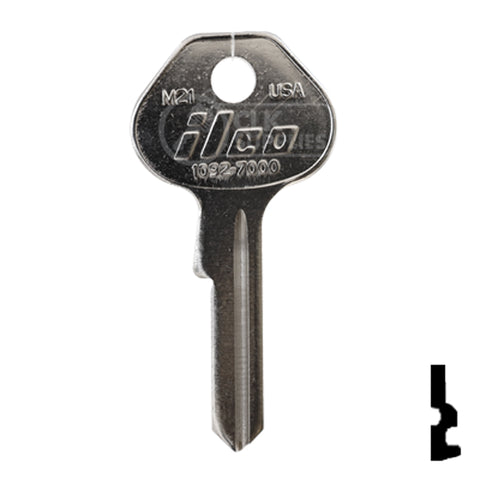 Uncut Key Blank | Master Padlock | 1092, 7000, M21