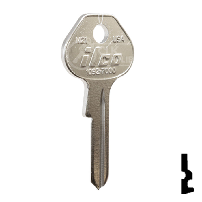 Uncut Key Blank | Master Padlock | 1092, 7000, M21 Padlock Key Ilco