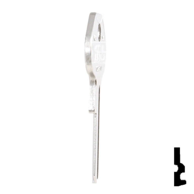 Uncut Key Blank | Master Padlock | 1092, 7000, M21 Padlock Key Ilco