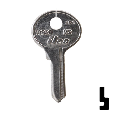 Uncut Key Blank | Master Padlock | 1092B, M2