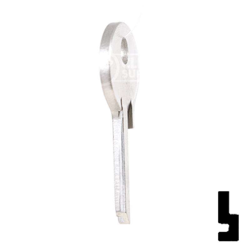 Uncut Key Blank | Master Padlock | 1092B, M2 Padlock Key Ilco
