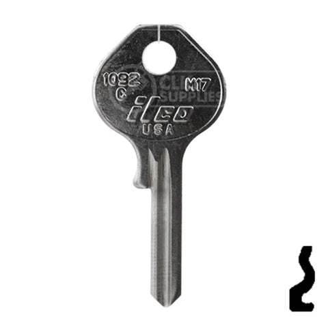 Uncut Key Blank | Master Padlock | 1092C, M17