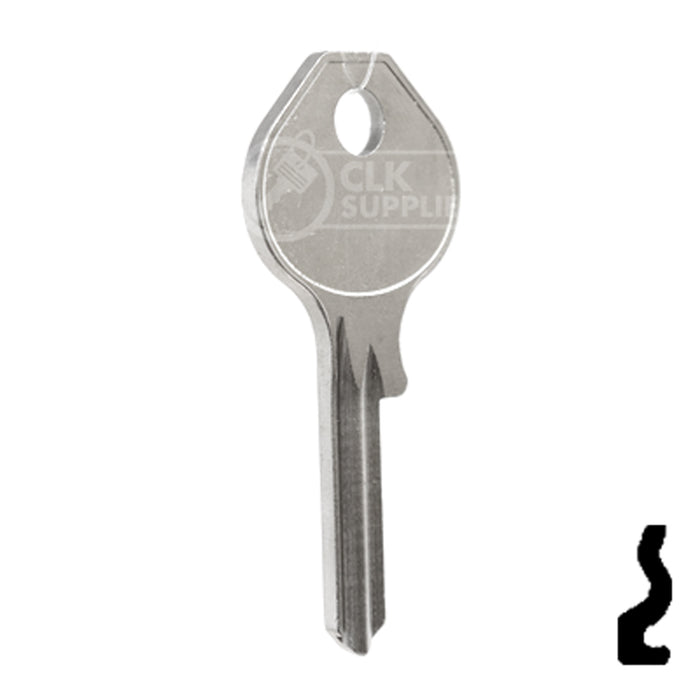 Uncut Key Blank | Master Padlock | 1092C, M17 Padlock Key Ilco