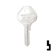 Uncut Key Blank | Master Padlock | 1092CNTLBI Padlock Key Ilco