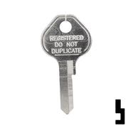 Uncut Key Blank | Master Padlock | 1092CNTLBI Padlock Key Ilco