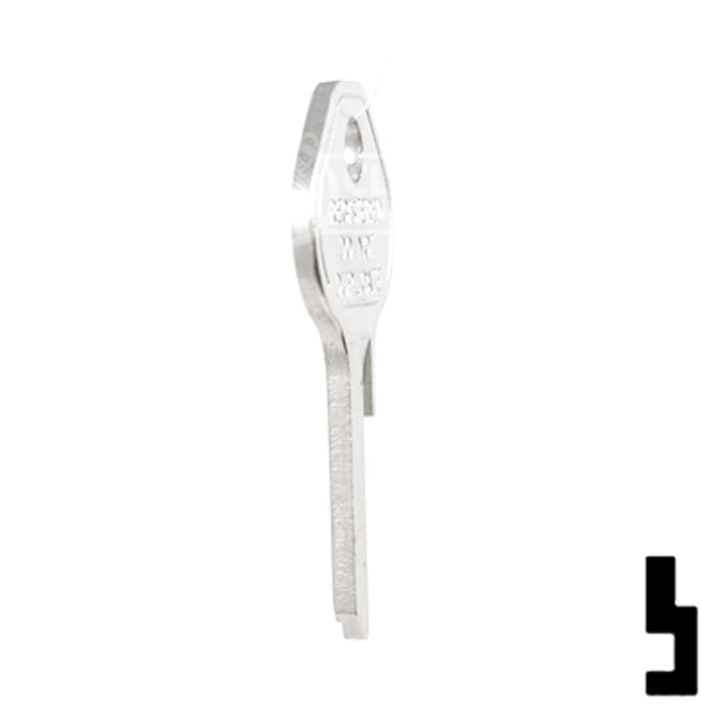 Uncut Key Blank | Master Padlock | 1092CNTLBI Padlock Key Ilco