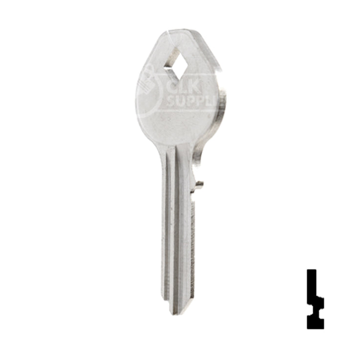 Uncut Key Blank | Master Padlock | 1092D, M12 Padlock Key Ilco