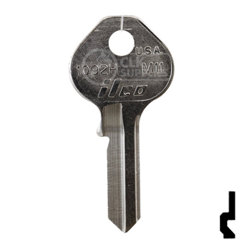 Uncut Key Blank | Master Padlock | 1092H, M11