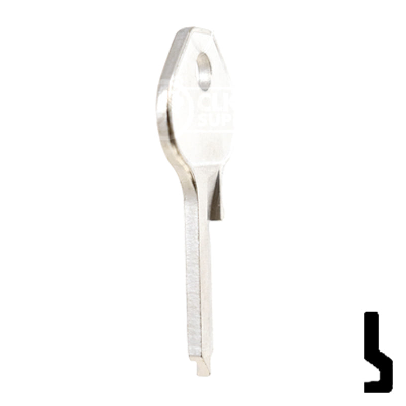 Uncut  Key Blank | Master Padlock | 1092N, M10 Padlock Key Ilco