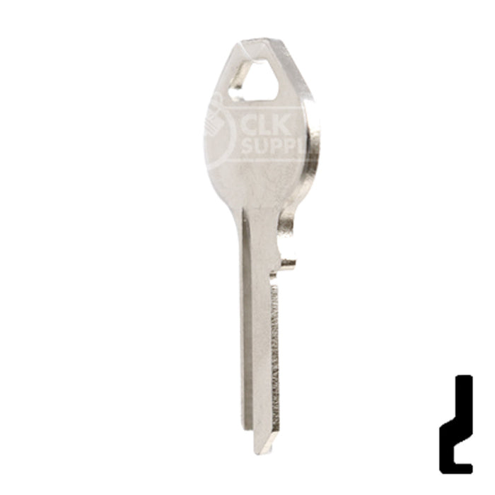 Uncut  Key Blank | Master Padlock | 1092V, M4 Padlock Key Ilco