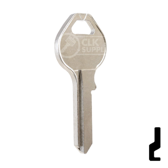 Uncut  Key Blank | Master Padlock | 1092V, M4 Padlock Key Ilco