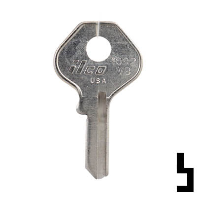 Uncut Key Blank | Master Padlock | 1092VB Padlock Key Ilco