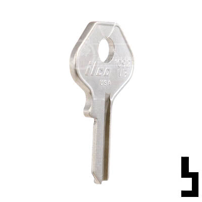 Uncut Key Blank | Master Padlock | 1092VB Padlock Key Ilco