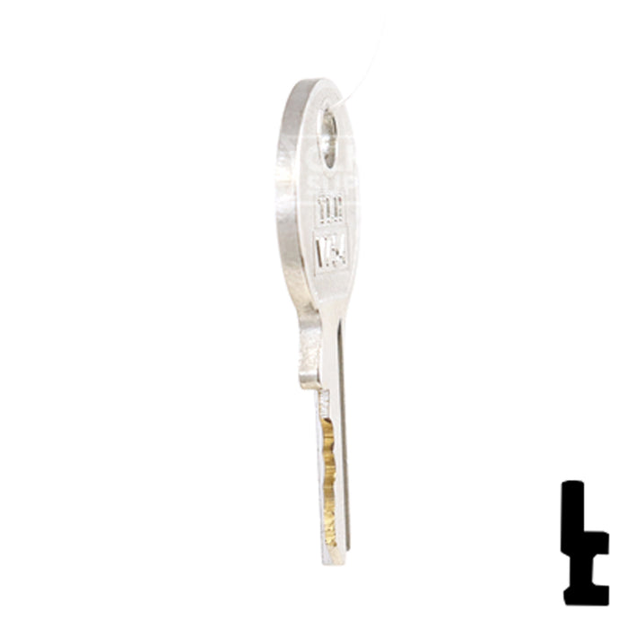 Uncut Key Blank | Master Padlock | BD134 Padlock Key Framon Manufacturing Company, Inc