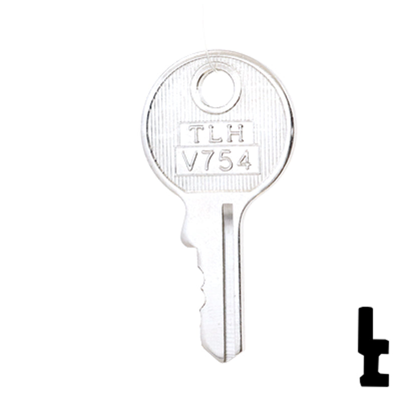 Uncut Key Blank | Master Padlock | BD134 Padlock Key Framon Manufacturing Company, Inc