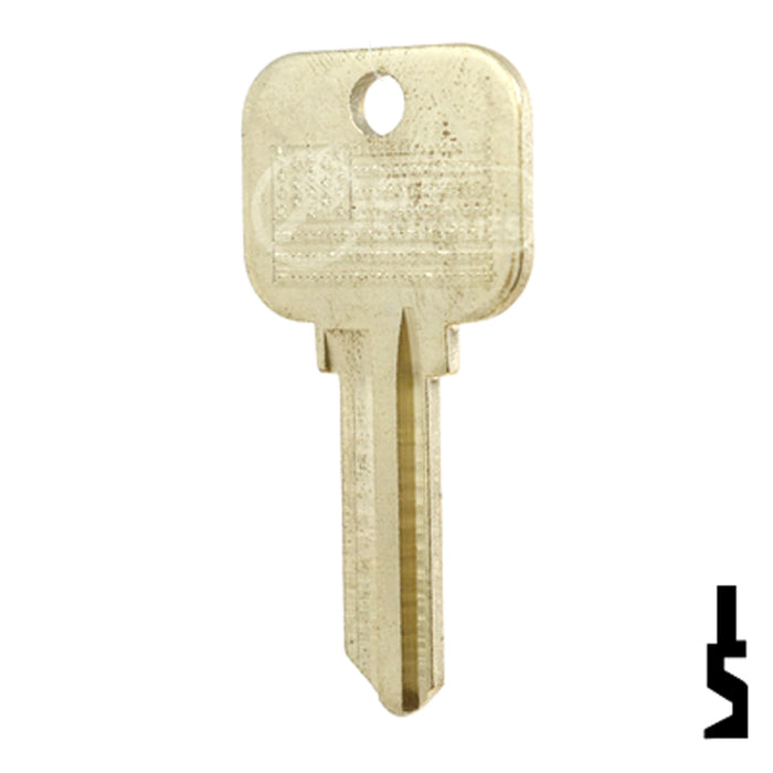 Uncut Key Blank | Master Padlock, Dexter | BD18XR Padlock Key Framon Manufacturing Company, Inc