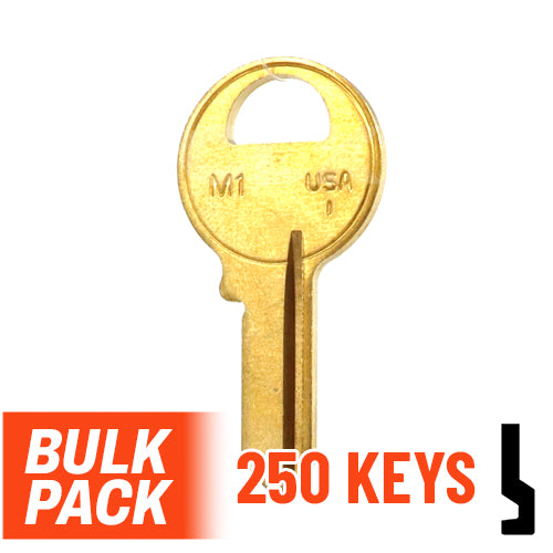 Uncut Key Blank | Master Padlock | M1 - 250 Pack by Ilco Padlock Key Ilco