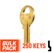 Uncut Key Blank | Master Padlock | M1 - 250 Pack by Ilco Padlock Key Ilco