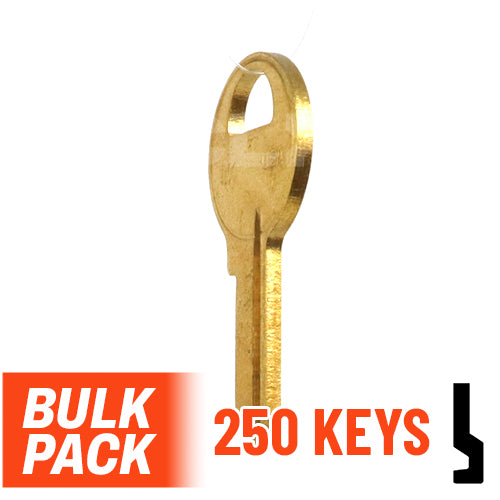 Uncut Key Blank | Master Padlock | M1 - 250 Pack by Ilco Padlock Key Ilco