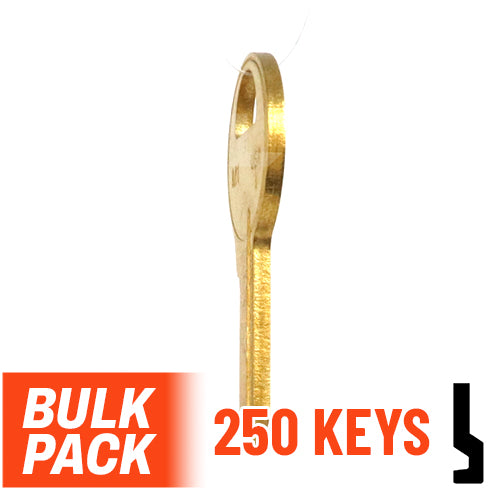 Uncut Key Blank | Master Padlock | M1 - 250 Pack by Ilco Padlock Key Ilco
