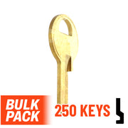 Uncut Key Blank | Master Padlock | M1 - 250 Pack by Ilco Padlock Key Ilco