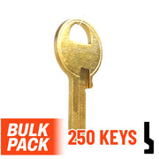 Uncut Key Blank | Master Padlock | M1 - 250 Pack by Ilco Padlock Key Ilco