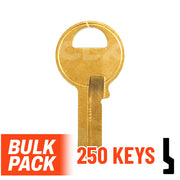 Uncut Key Blank | Master Padlock | M1 - 250 Pack by Ilco Padlock Key Ilco