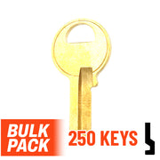 Uncut Key Blank | Master Padlock | M1 - 250 Pack by Ilco Padlock Key Ilco