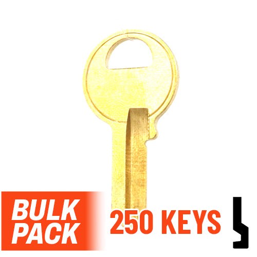 Uncut Key Blank | Master Padlock | M1 - 250 Pack by Ilco Padlock Key Ilco