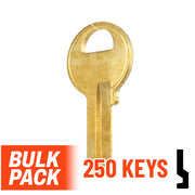 Uncut Key Blank | Master Padlock | M1 - 250 Pack by Ilco Padlock Key Ilco