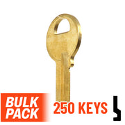 Uncut Key Blank | Master Padlock | M1 - 250 Pack by Ilco Padlock Key Ilco