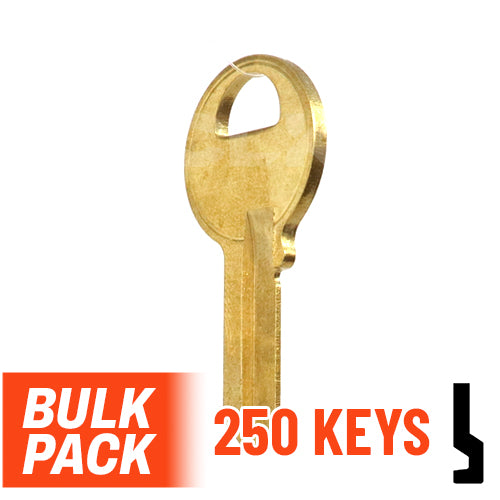 Uncut Key Blank | Master Padlock | M1 - 250 Pack by Ilco Padlock Key Ilco