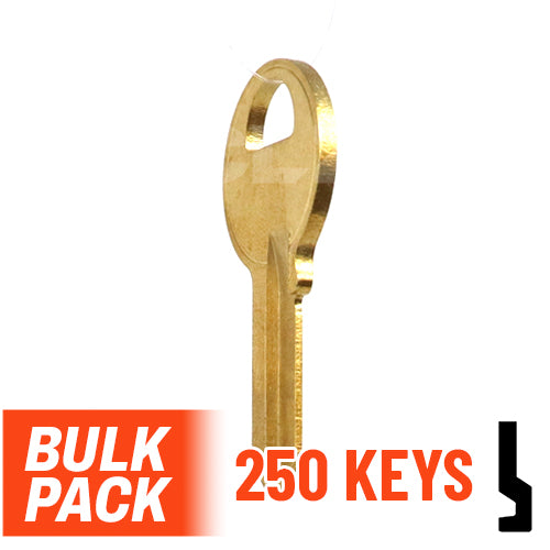 Uncut Key Blank | Master Padlock | M1 - 250 Pack by Ilco Padlock Key Ilco