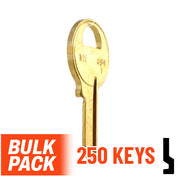 Uncut Key Blank | Master Padlock | M1 - 250 Pack by Ilco Padlock Key Ilco