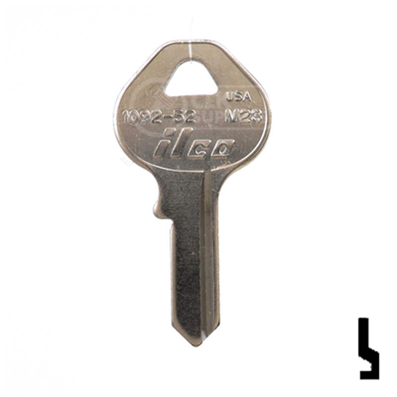 Uncut Key Blank | Master Padlock | M23 Padlock Key Ilco