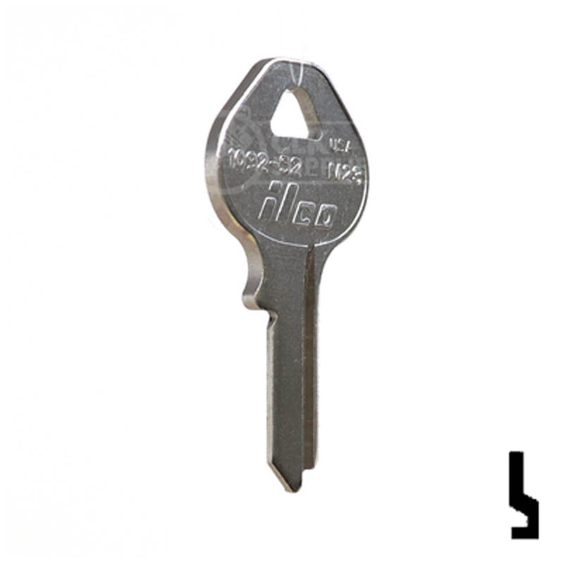 Uncut Key Blank | Master Padlock | M23 Padlock Key Ilco