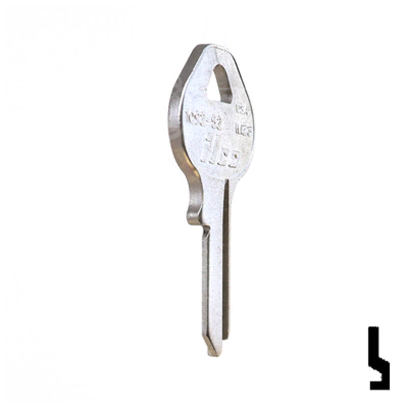 Uncut Key Blank | Master Padlock | M23 Padlock Key Ilco