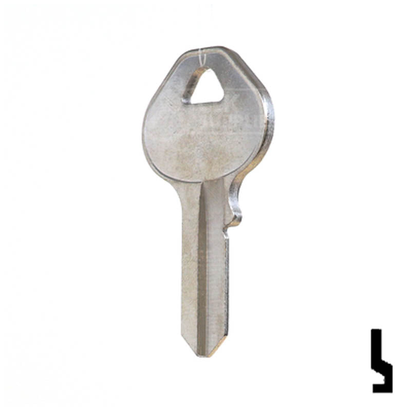 Uncut Key Blank | Master Padlock | M23 Padlock Key Ilco