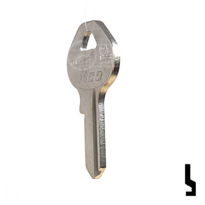 Uncut Key Blank | Master Padlock | M23 Padlock Key Ilco