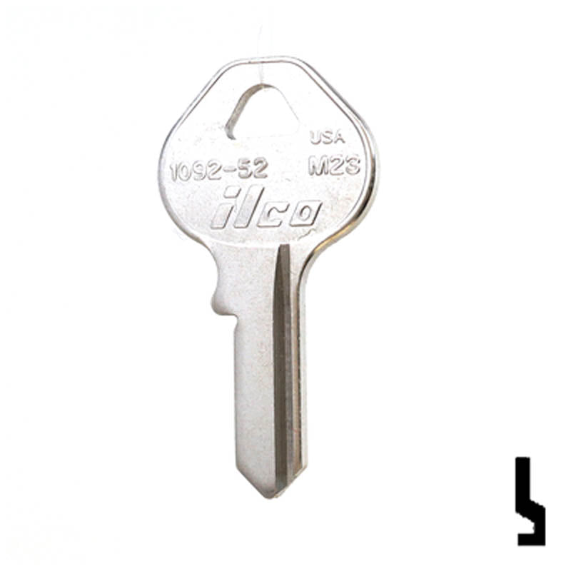 Uncut Key Blank | Master Padlock | M23 Padlock Key Ilco