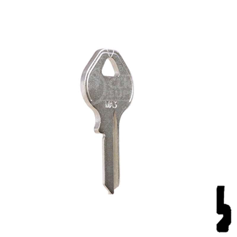 Uncut Key Blank | Master Padlock | MA3 Padlock Key Ilco