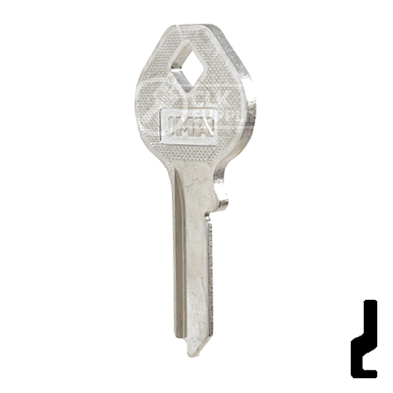 Uncut Key Blank | Master Padlock | MAS-12D, M4 Padlock Key JMA USA