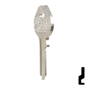 Uncut Key Blank | Master Padlock | MAS-12D, M4 Padlock Key JMA USA